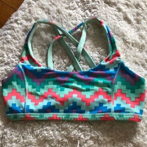 Ivivva girls sports bra size 12
